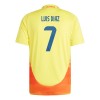 Maglia ufficiale Colombia Luis Diaz 7 Casa 2024 per Uomo